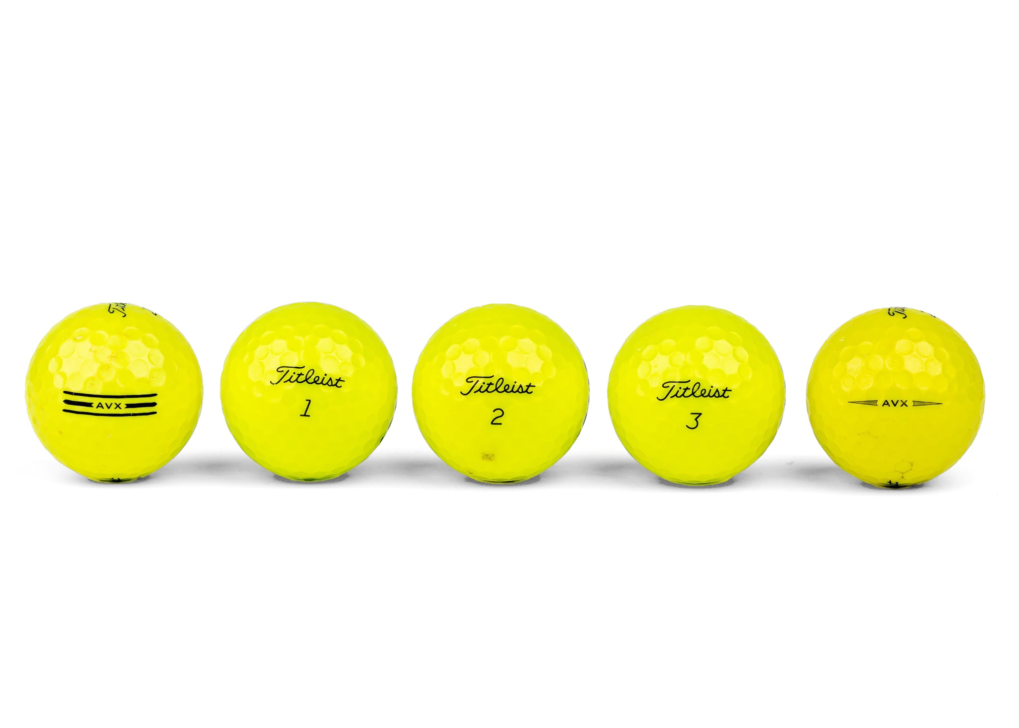 Farbige Golfbälle
