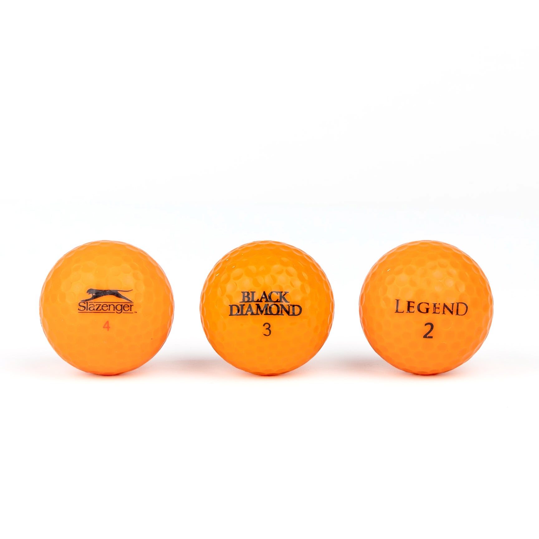 Farbige Golfbälle